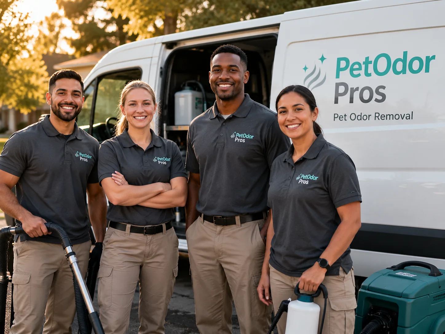Pet Odor Removal team serving Albion, CA